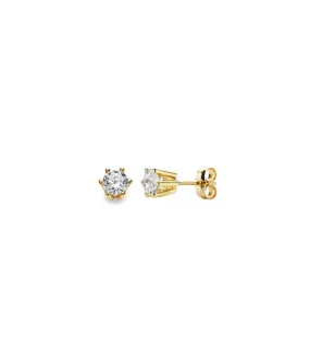 Achlys 6mm 18K Gold Earrings