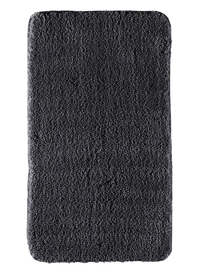 Bath Rug in Long Pile Anthracite