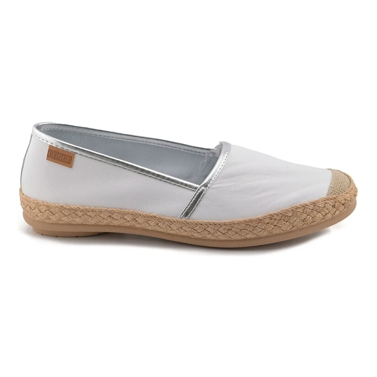 White leather espadrilles by CBP