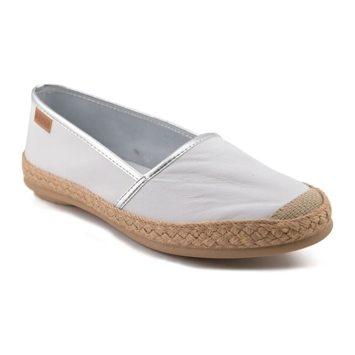 White leather espadrilles by CBP