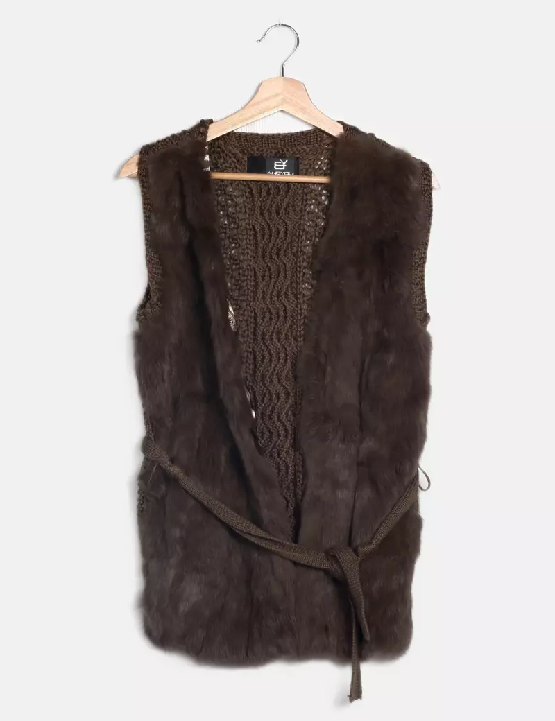 ANDYOU Fur Vest