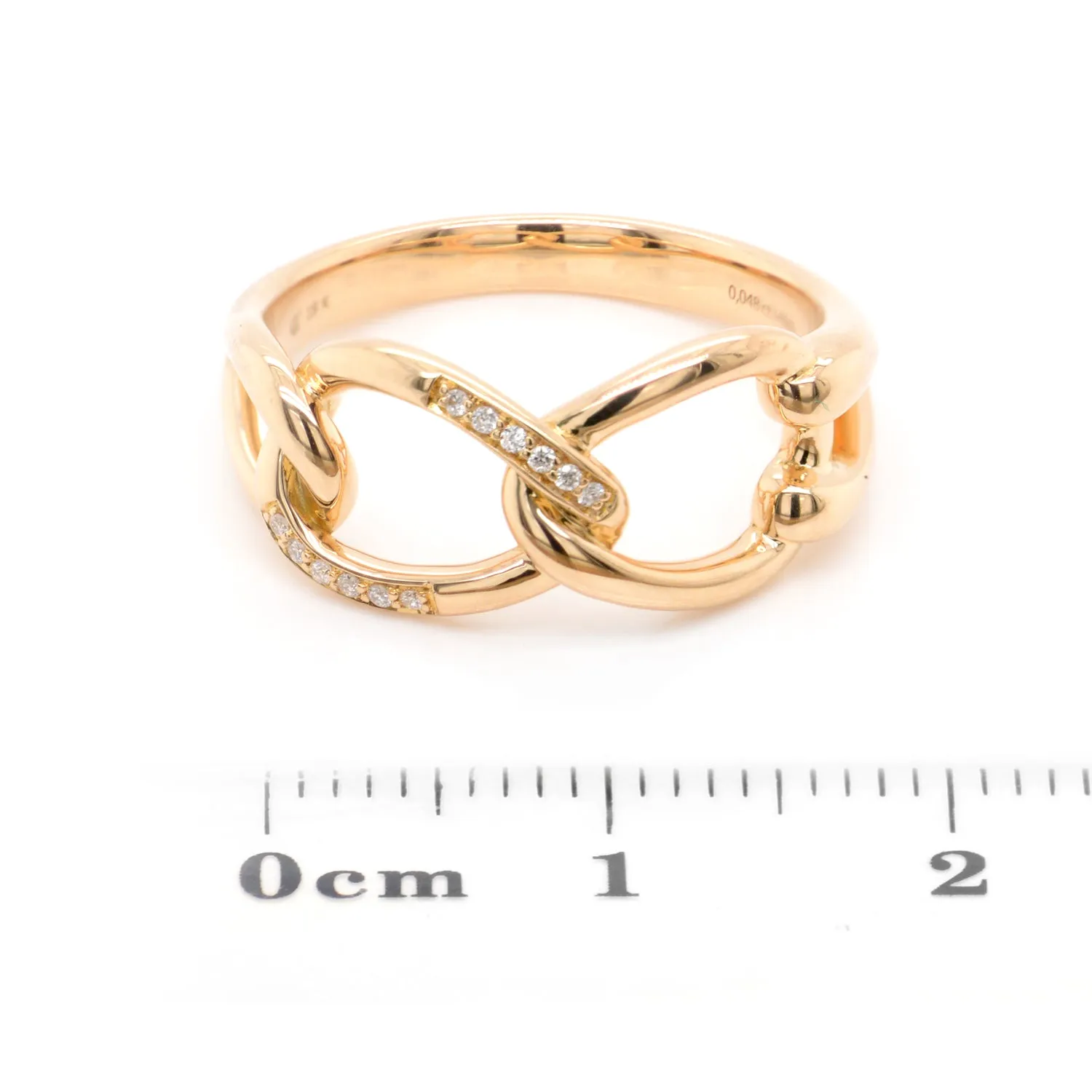 18k Yellow Gold 'LOVE KNOT' Amorevero Ring