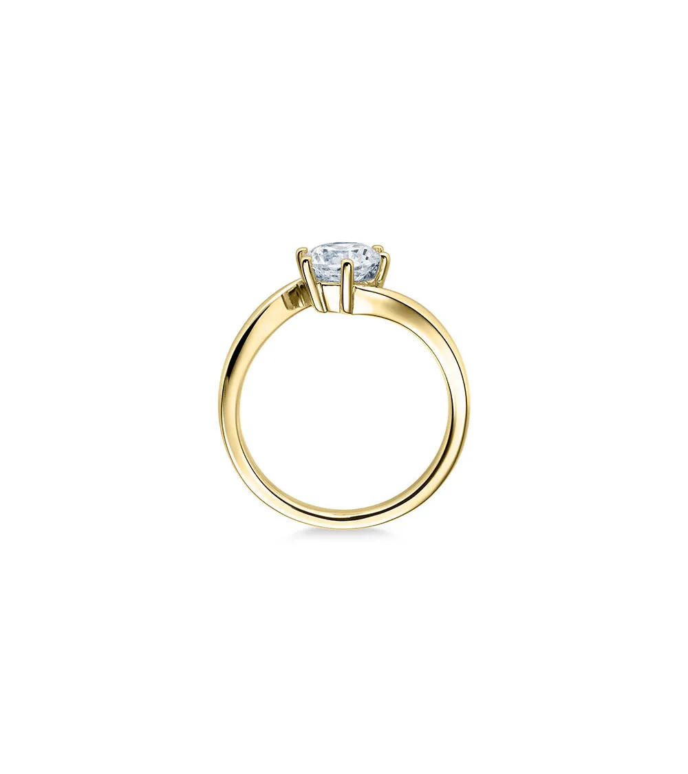 Rigil 0.10ct Yellow Gold Engagement Ring