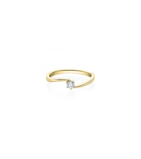 Rigil 0.10ct Yellow Gold Engagement Ring