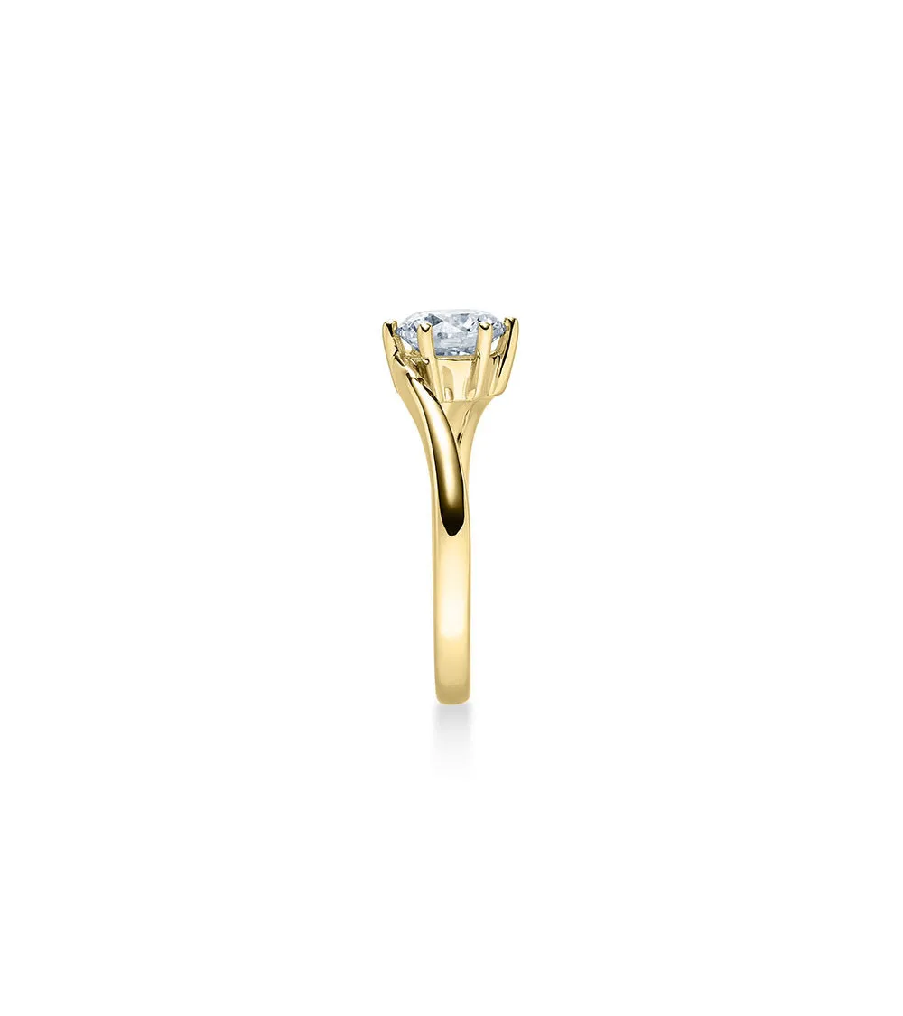 Rigil 0.10ct Yellow Gold Engagement Ring