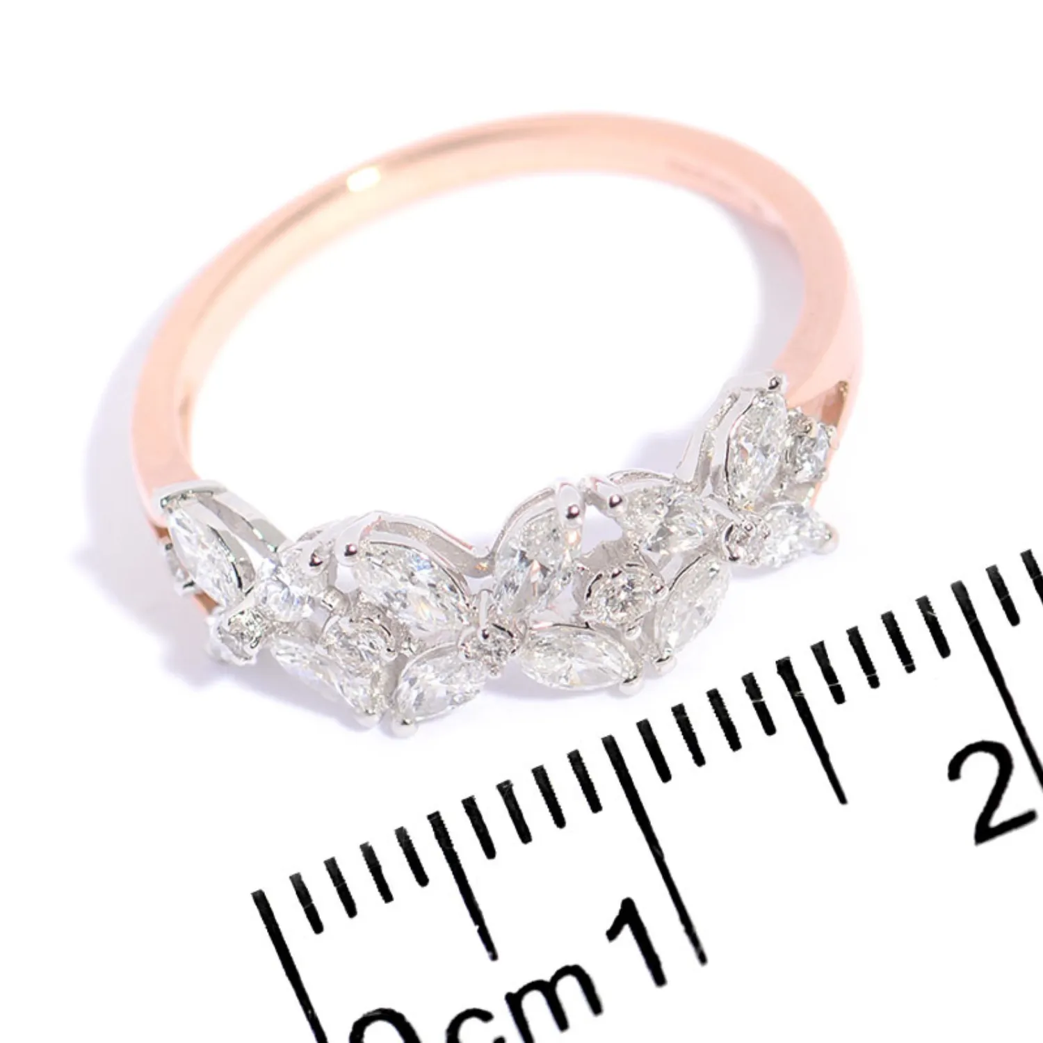 18k rosa oro anillo BLOSSOM Milestone.