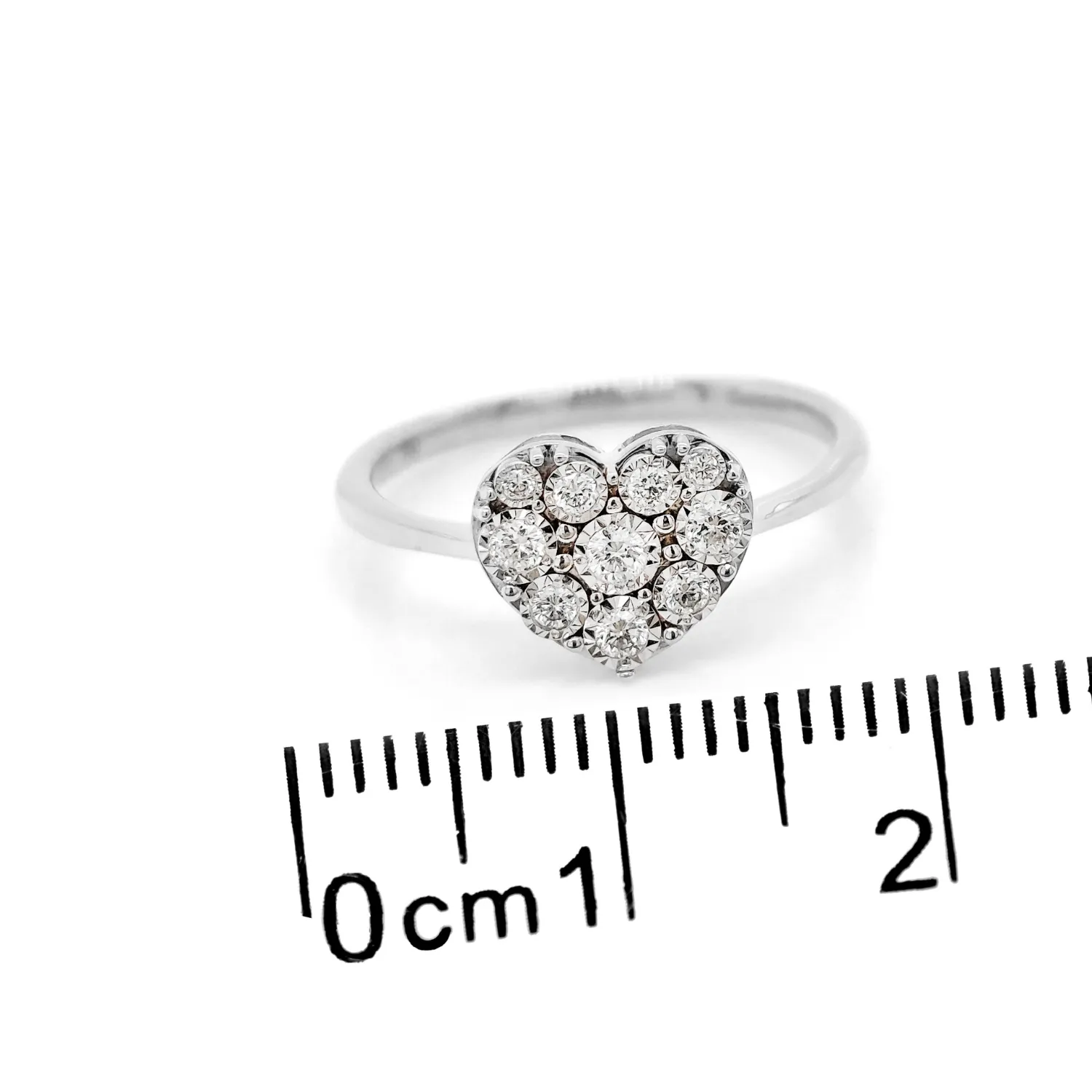 MIRACLE Heart Ring - 18k White Gold