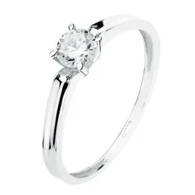 White Gold 9kt Solitaire Ring ✓