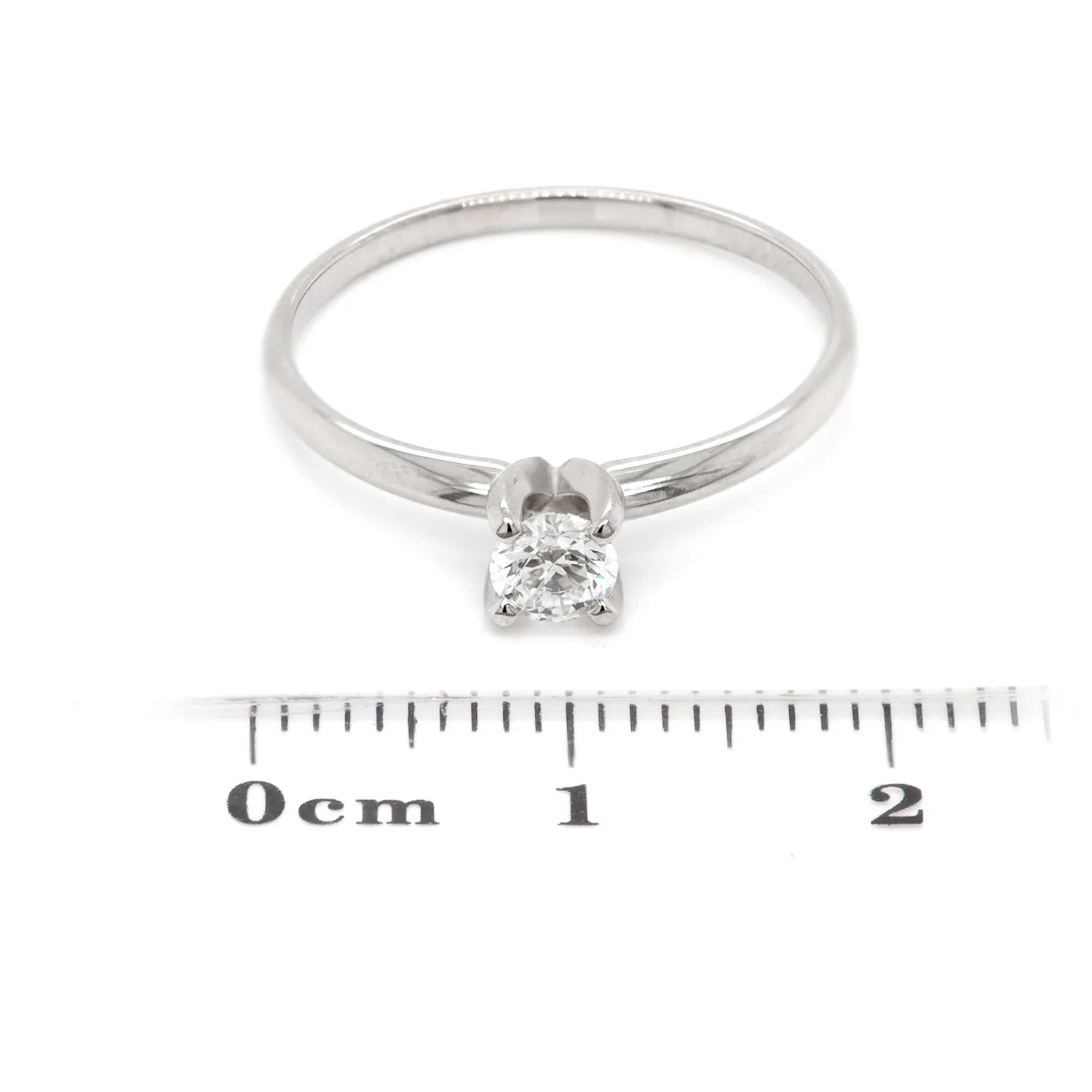 Antony White Gold 18k Promise Ring - 0.25ct Ideal