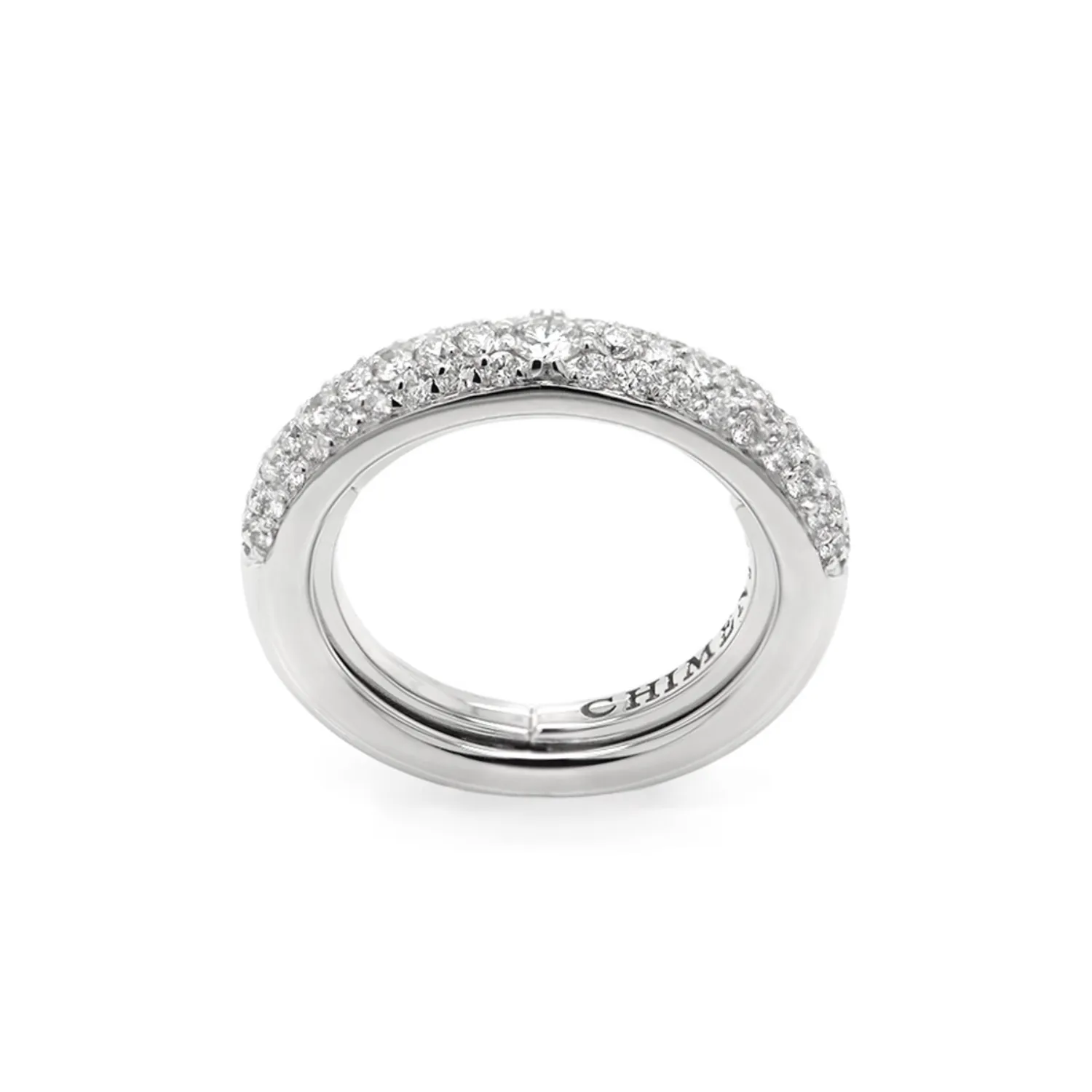 18k White Gold STACK ME Ring - 0.77ct Diamond