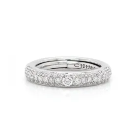 18k White Gold STACK ME Ring - 0.77ct Diamond