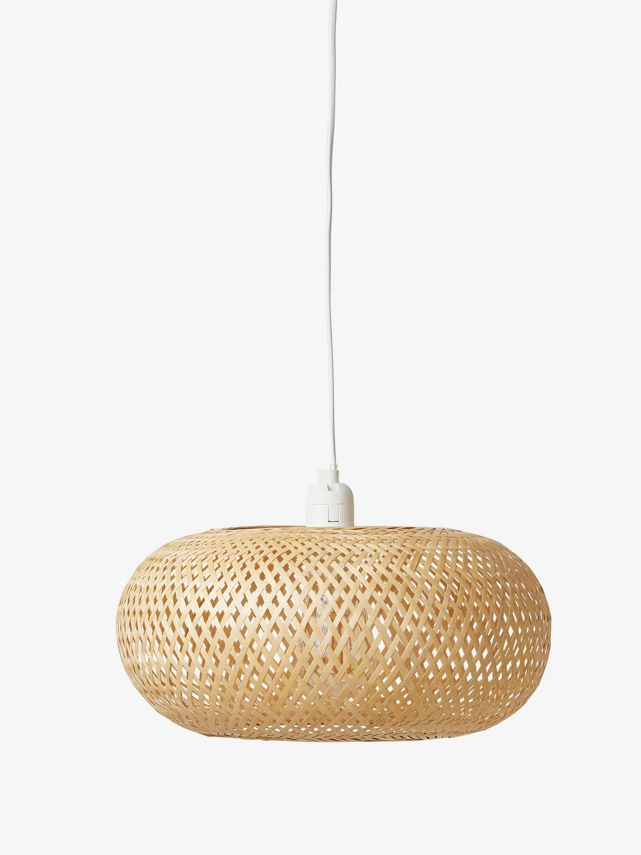 Bamboo sphere pendant lampshade