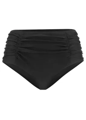 Black Bikini Bottom with Slight Shaping Effect