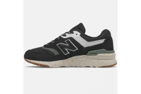 Black-Green New Balance PR997HPP Sneakers.