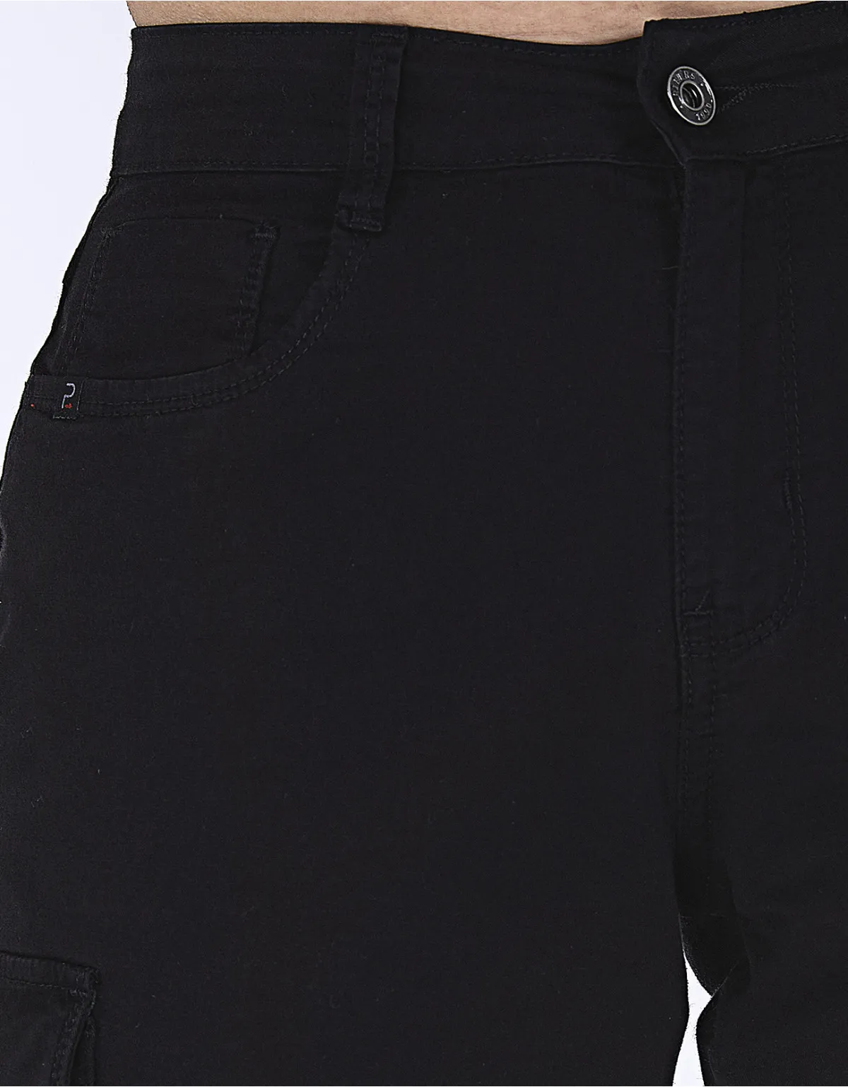 Black high waisted jogger pants mm.