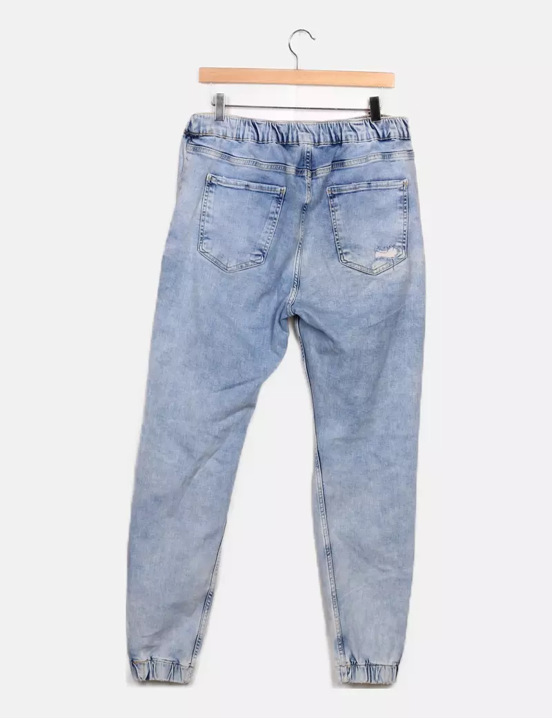 Blue Bershka jeans jogger