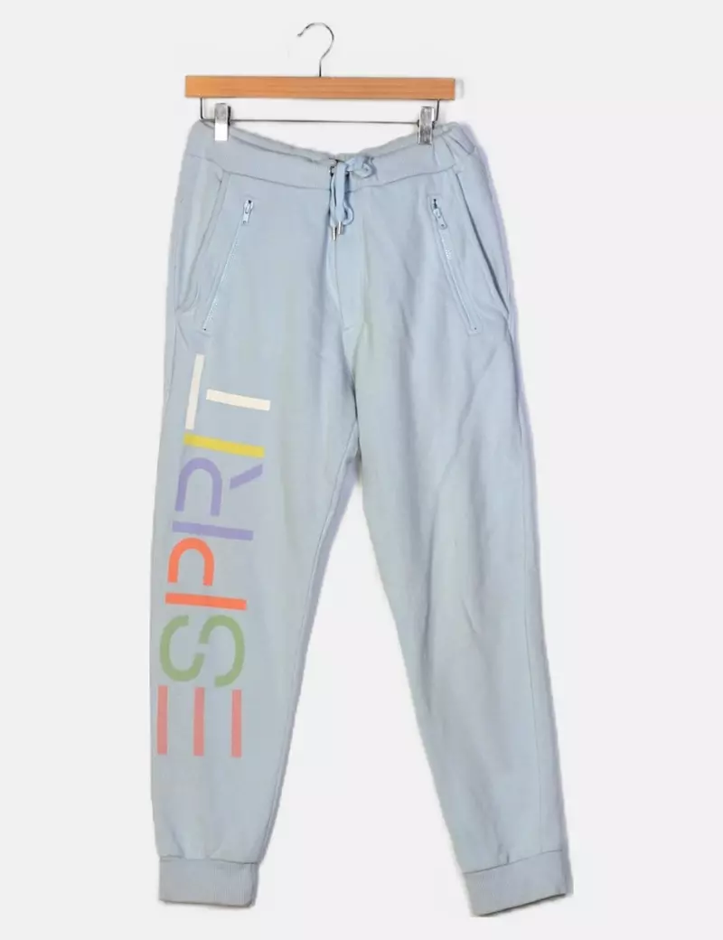 Blue Esprit Jogger with Printed Logo