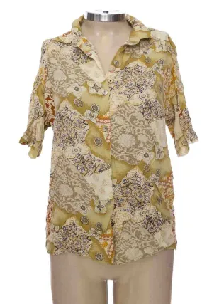 Suzelle Printed Color Blouse