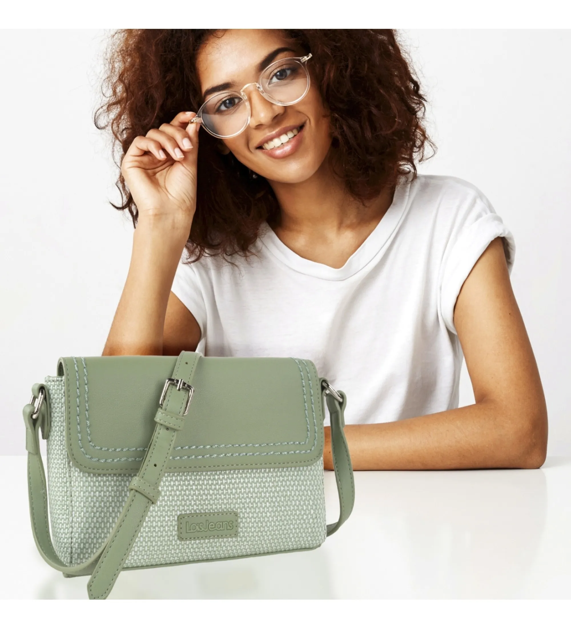 Mint Flap Crossbody Bag 319285