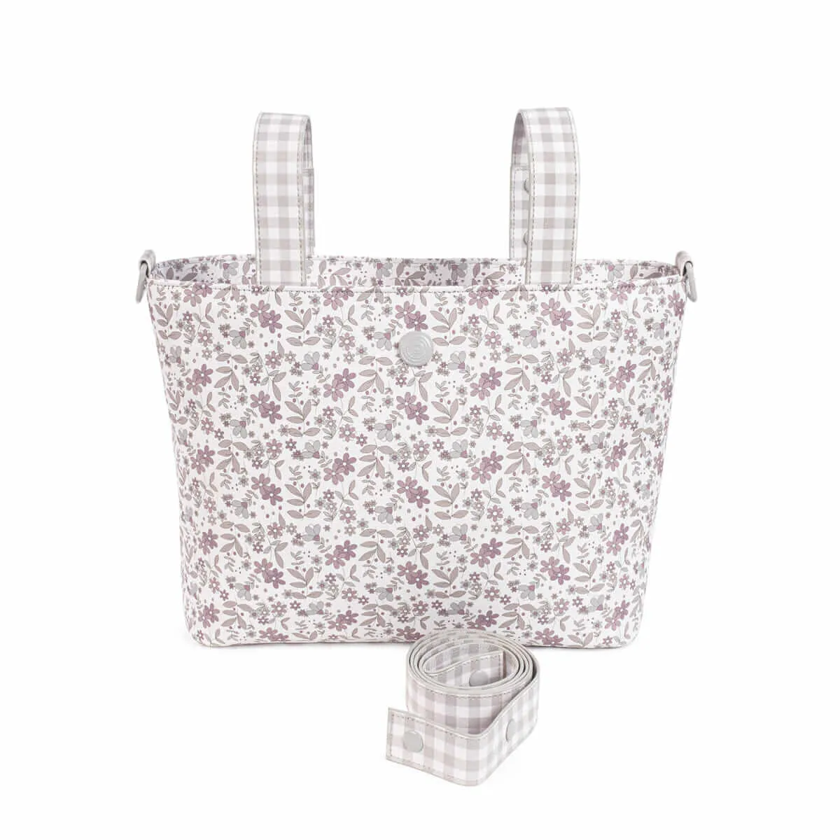 pink pasito a pasito delia basket diaper bag