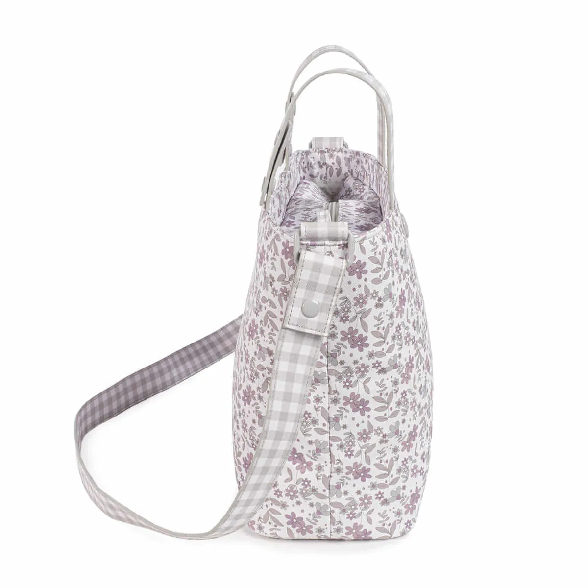 pink pasito a pasito delia basket diaper bag