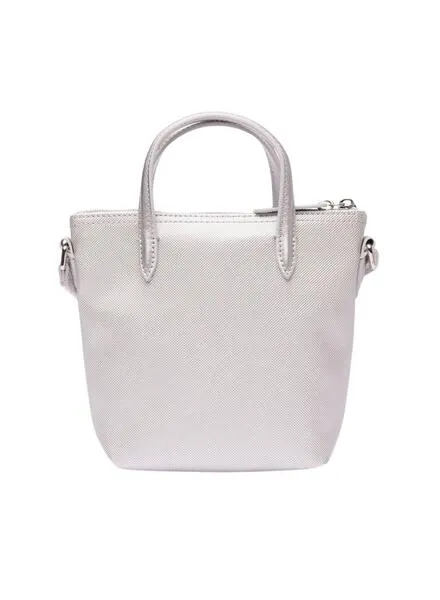 Lacoste XS Shopping Crossbody Bag Silver Women