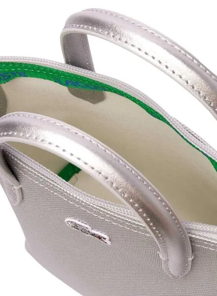 Lacoste XS Shopping Crossbody Bag Silver Women