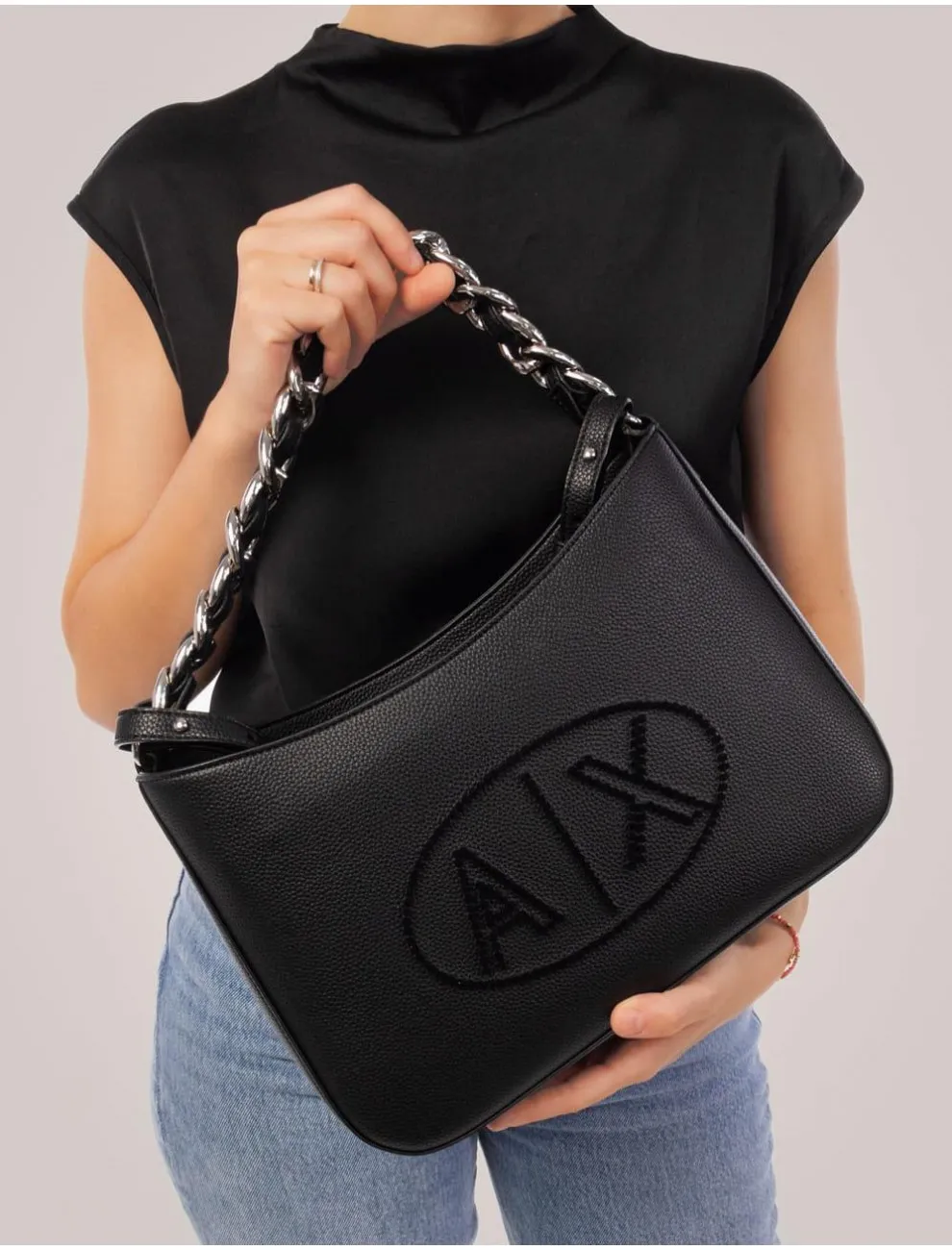 Armani Exchange 942935 Bolso Mujer Negro