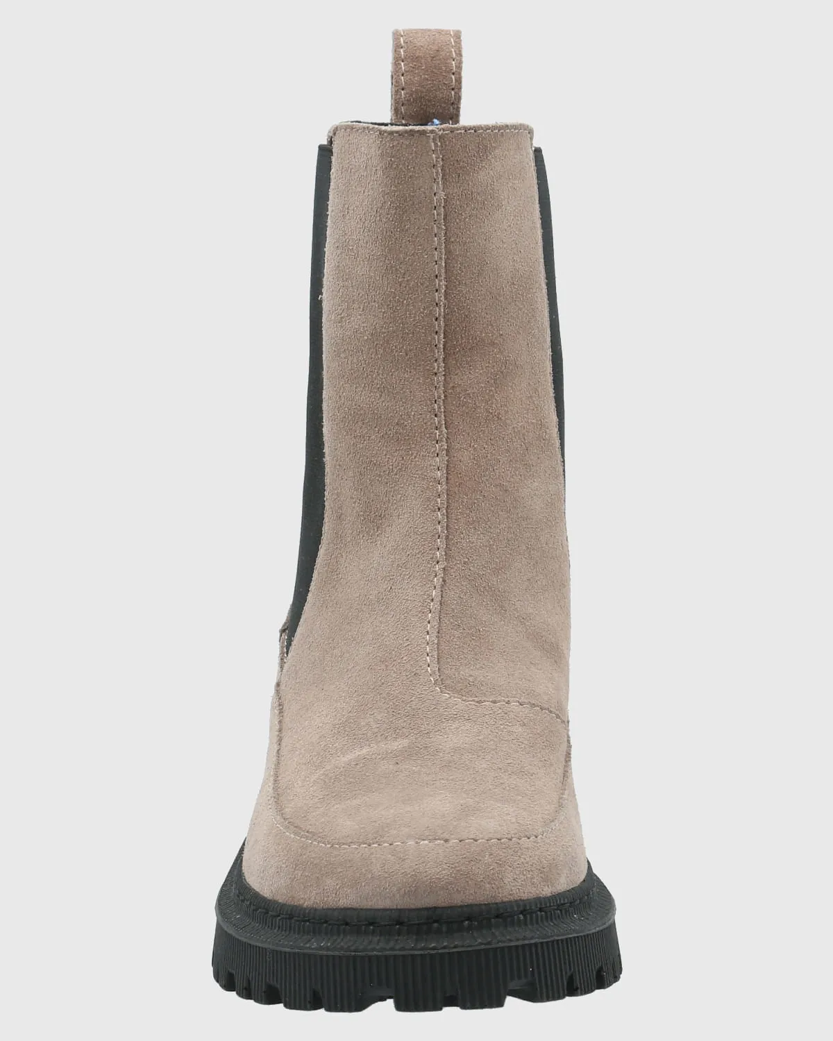 Women's Beige Leather Boots Bibury