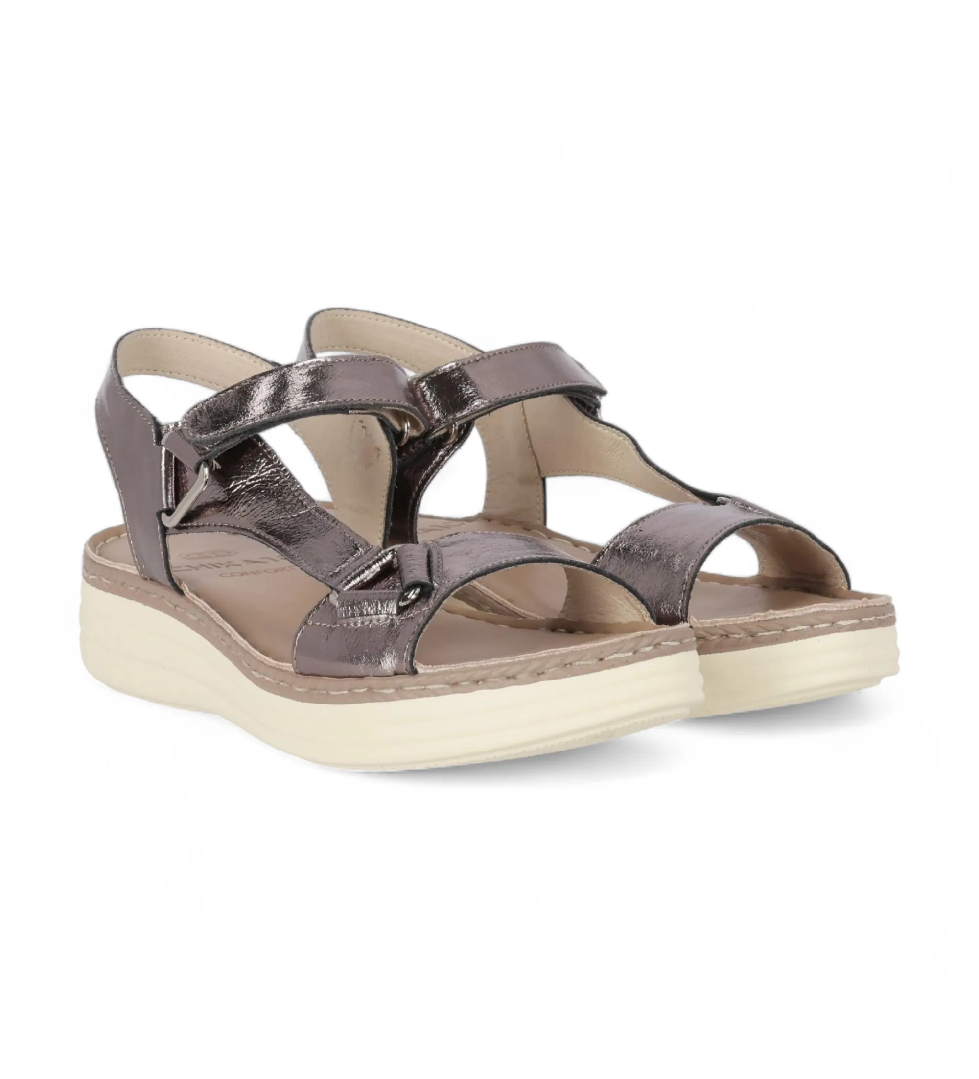 Bronze Leather Sandals Homer 01680