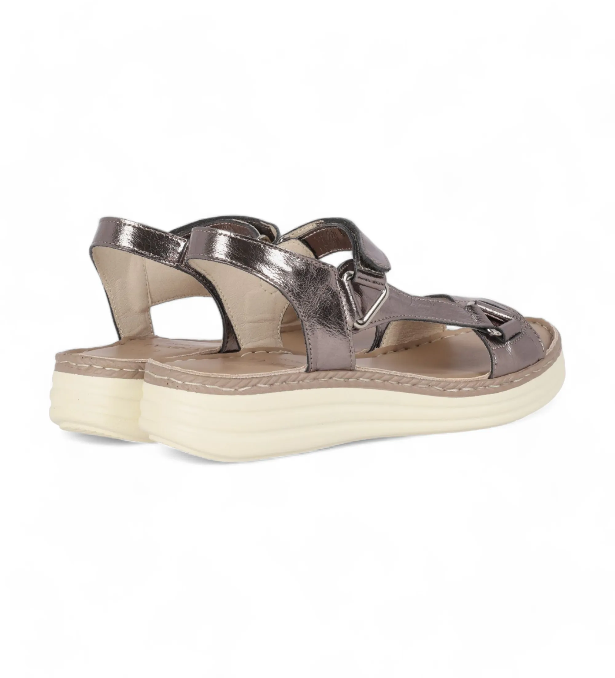 Bronze Leather Sandals Homer 01680