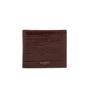 Brown Croc Leather Wallet