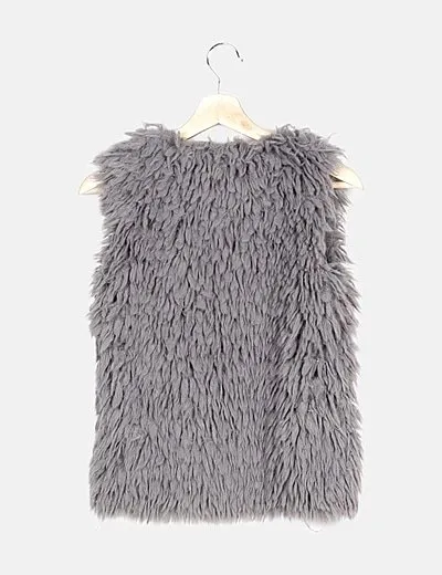 Bóboli Gray Fur Vest