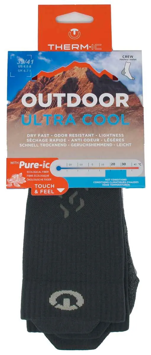 Therm-ic Trekking Ultra Cool Crew Socks