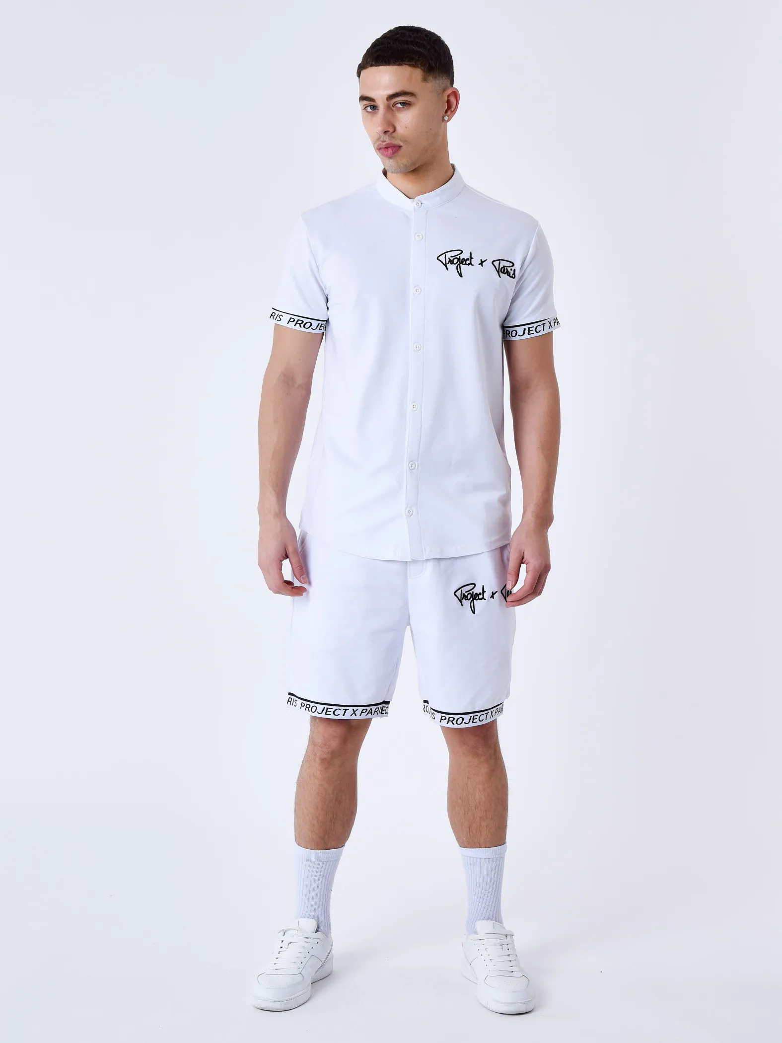 Short-Sleeve T-shirt with Embroidered Logo