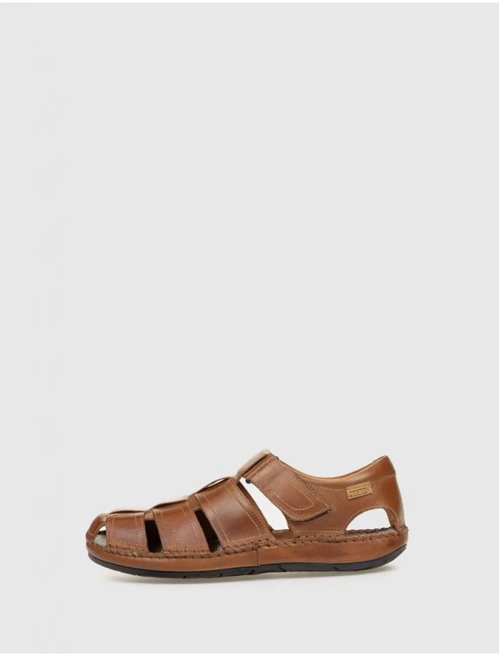 Pikolinos leather crisscross sandal Tarifa _ Brown