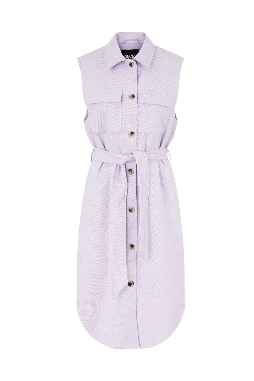 Long Lavender Vest Pchaven