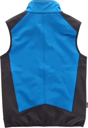 Softshell Vest Combination Light Blue Black