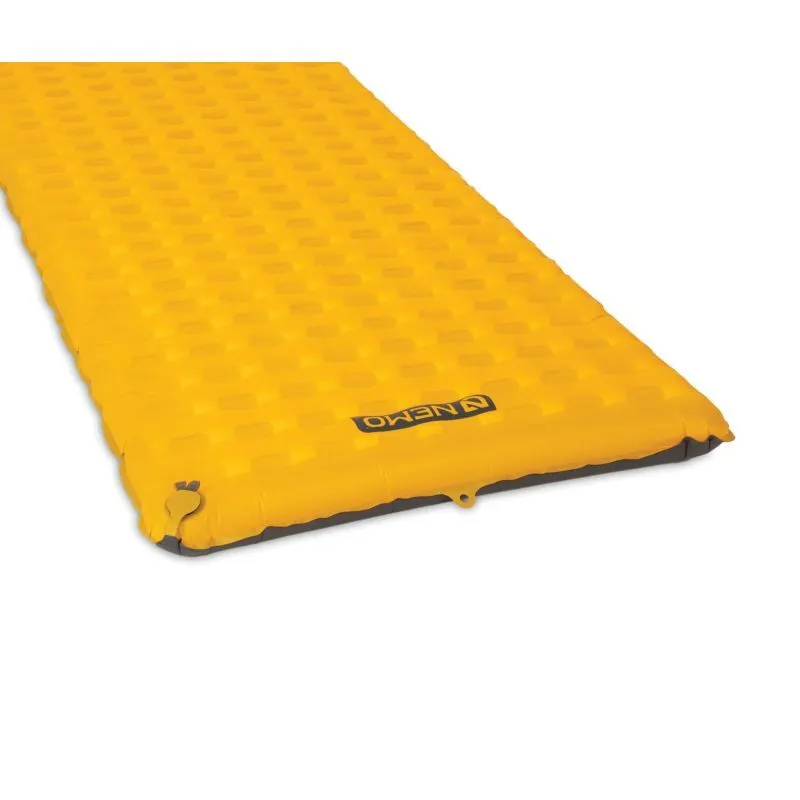 NEMO Tensor Insulated Regular Yellow Inflatable Mattress.