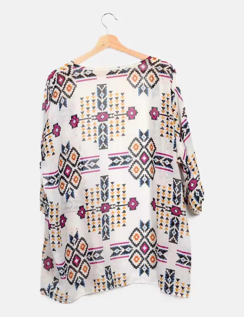 Colorful print NoName Kimono