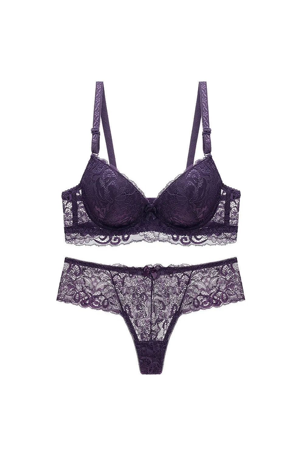 Purple Lace 2-Piece Set