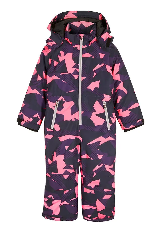 Dark Purple Snowsuit with Print