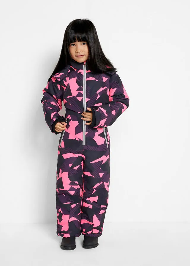 Dark Purple Snowsuit with Print