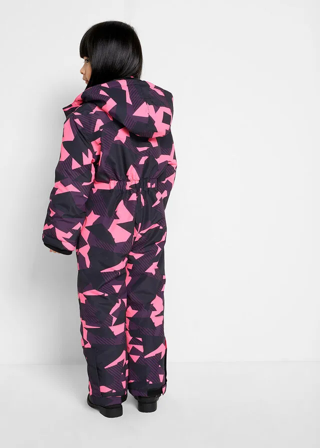 Dark Purple Snowsuit with Print