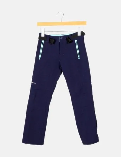 Blue Decathlon snow pants