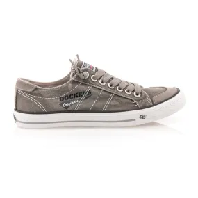 Men's gray athletic shoes / sneakers