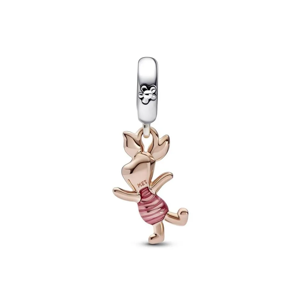 Disney Pandora Winnie the Pooh Piglet Sterling Silver Pendant Charm.