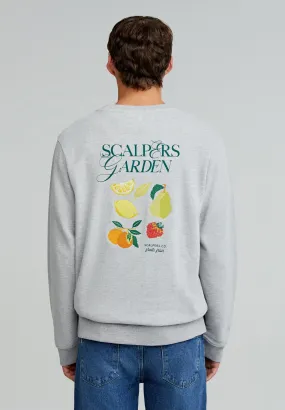 Embroidered Fruit Sweatshirt.