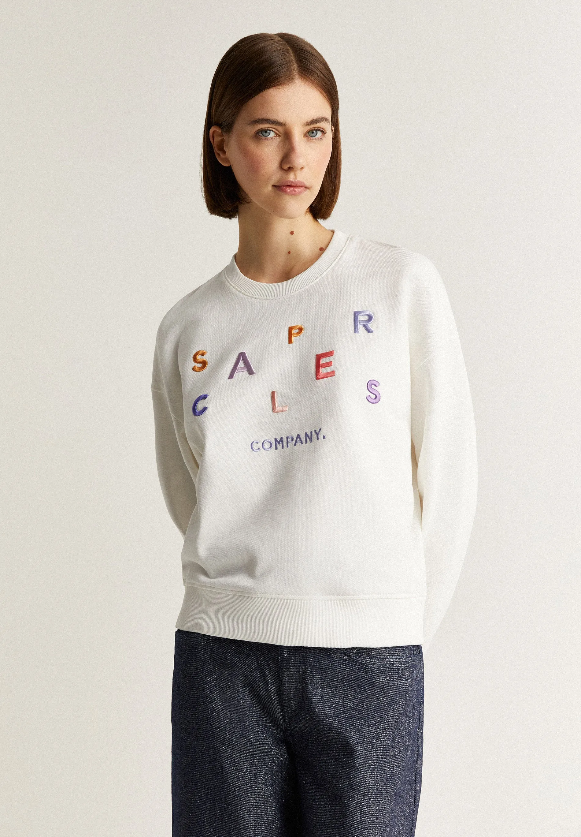 Embroidered Logo Sweatshirt