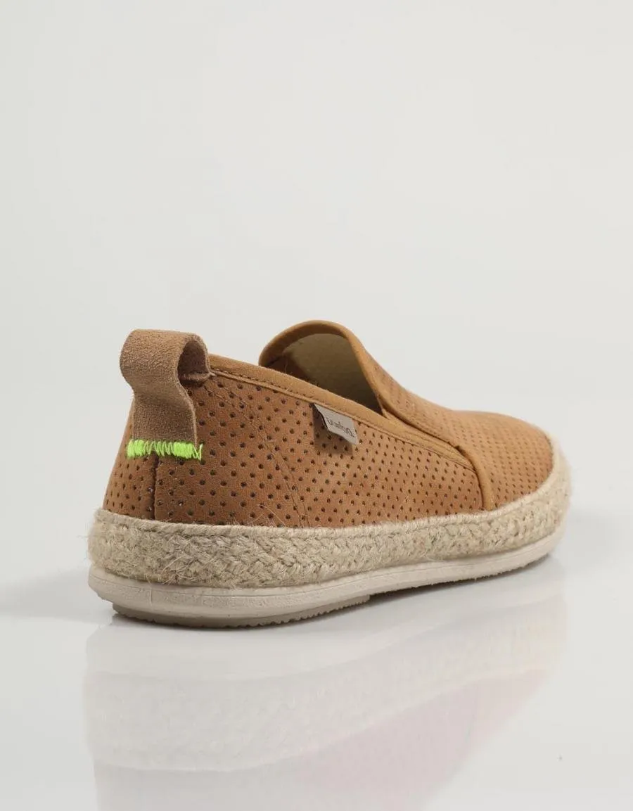 BAMBA 5200156 Leather Espadrilles in Cuero 82534